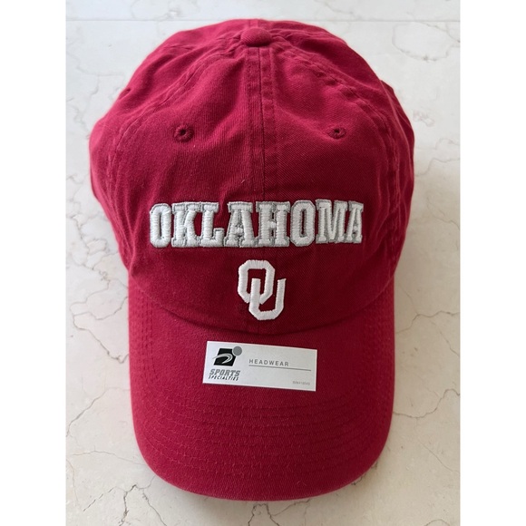 University of Oklahoma Crimson Red Adjustable Hat - Picture 2 of 8
